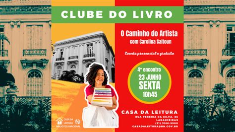 Casa Da Leitura Convida Clube Do Livro O Caminho Do Artista De