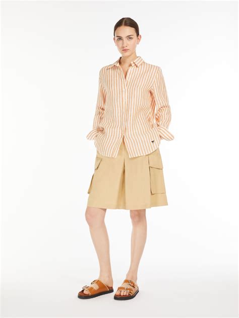 Cotton poplin Bermuda shorts, colonial | Weekend Max Mara