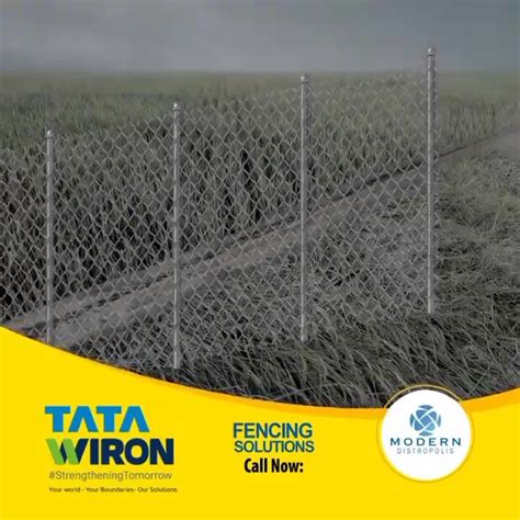 Galvanized Tata Wiron Aayush Chain Link Fencing Wire Diameter Mm Fe