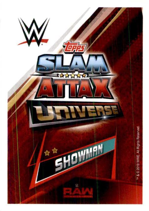 2019 Topps Wwe Slam Attax Universe Booker T Buy 3free Ship 8 Ebay