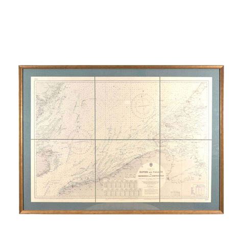 Dover to Calais, Antique Nautical Map – Maison Maison Design