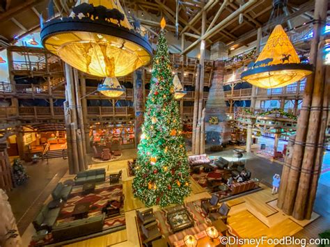 Photos The Halls At Disneys Wilderness Lodge Are Decked Out For