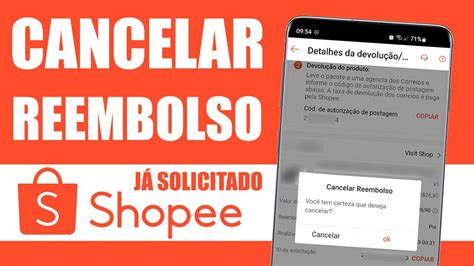 Como Cancelar Reembolso Na Shopee YouTube