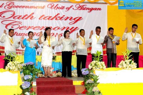 Oath Taking Ceremony 2016 | Official LGU Website of Asingan Pangasinan