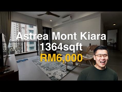 Astrea Mont Kiara 1364sqft 3 1 Bedroom Fully Furnished Walking