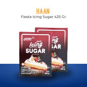 Jual Haan Fiesta 425 Gr Icing Sugar Gula Dingin Kota Medan Bahan