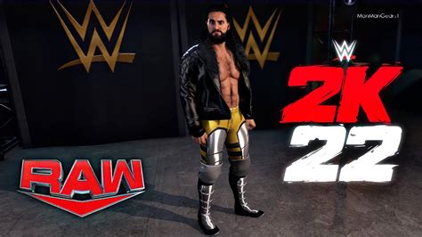 WWE 2K22 Seth Rollins RAW 2022 Updated Attire Model Entrance YouTube