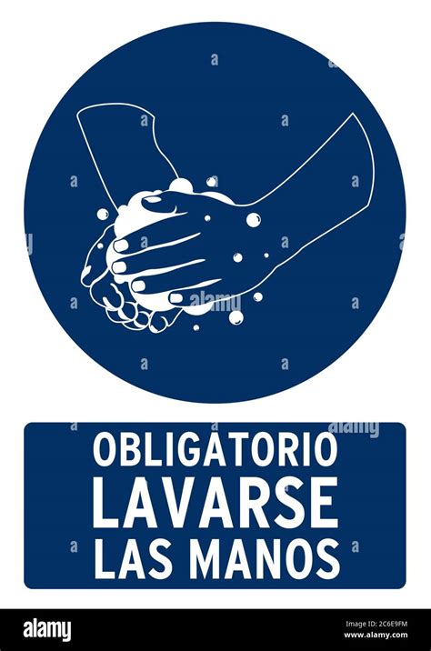 Es Obligatorio Lavarse Las Manos P Ster Para Covid En Espa Ol