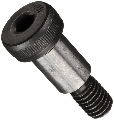 Unbrako Alloy Steel Shoulder Screw Black Oxide Finish Knurled