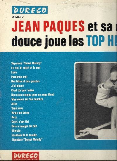 Jean Pâques Jean Paques Et Sa Musique Douce Top Hits Vol 2 Vinyl