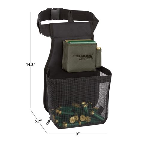 Pro Large Trap Shooting Shell Pouch Ammo Holder Black Green 1