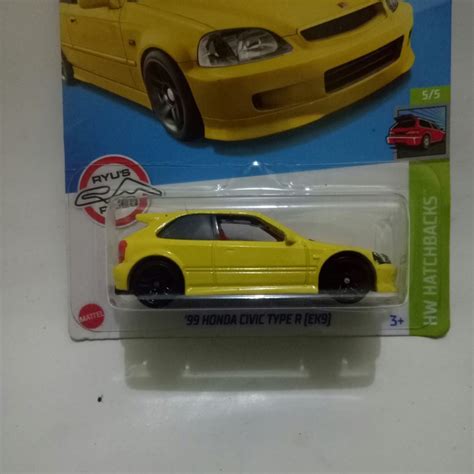 Jual Promo Hotwheels Honda Civic Type R Ek Kuning Terbaru