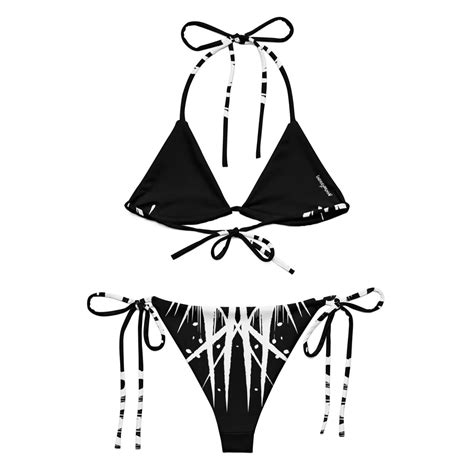 Unholyink Sigil Blackwork Piece Bikini Etsy