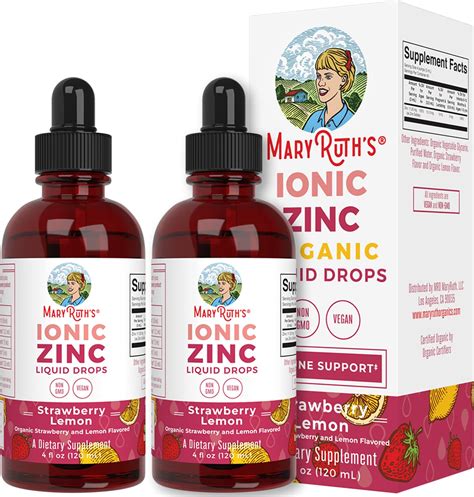 Amazon Mary Ruth S Ionic Zinc Strawberry Lemon Organic 4 Fl Oz