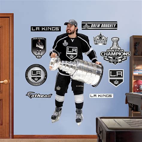 Life-Size Drew Doughty Stanley Cup Wall Decal | Shop Fathead® for Los ...