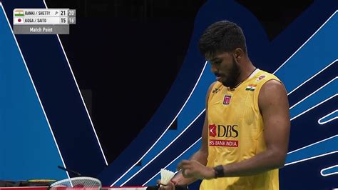 Li Ning China Masters Rankireddy Shetty Ind Vs Koga Saito