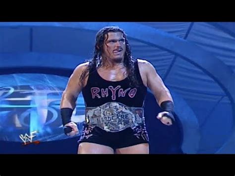 Rhyno Vs Raven Smackdown Wwf Hardcore Championship Youtube