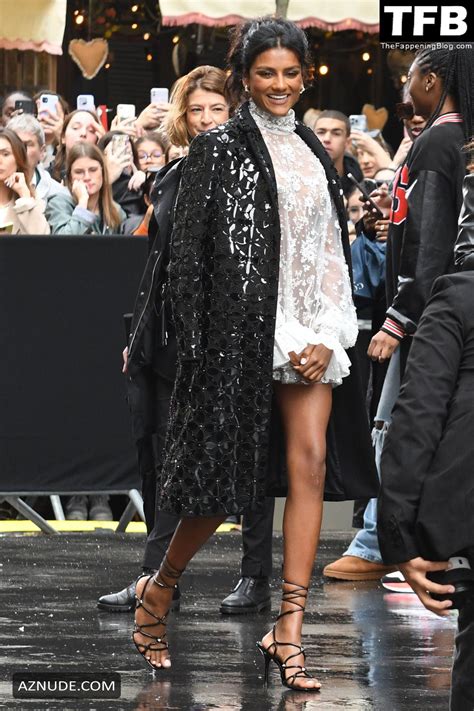 Simone Ashley Sexy Seen Flaunting Her Hot Figure Wearing A See Through