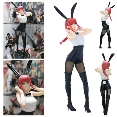 Hot Anime Chainsaw Man Bunny Girl Makima Pvc Figure Toy Model Statue No Box