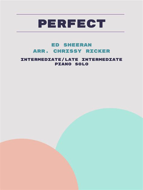 Perfect Ed Sheeran 5