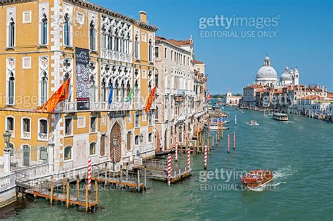 Palazzo Cavalli Franchetti On The Grand Canal In Venice Italy