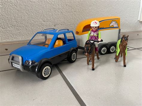 Playmobil Pkw Mit Pferdeanh Nger Kaufen Auf Ricardo