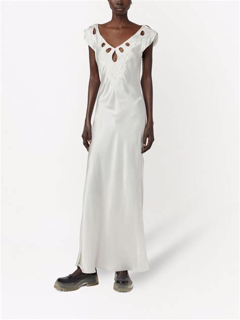 Marc Jacobs The Embroidered Keyhole Slip Dress Farfetch