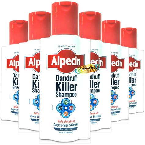 3x Alpecin Dandruff Killer Shampoo 250ml Anti Dandruff Artofit