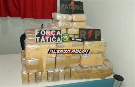 Mais de 100 kg de pasta base de cocaína são apreendidos pela PM em Alta