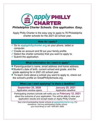 2020-21 Charter School Application | PDF