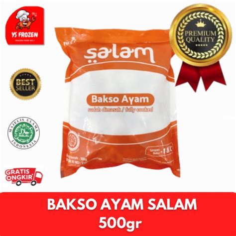 Jual Salam Bakso Ayam 500gr Bakso Ayam Frozen Food Ys Frozen Food