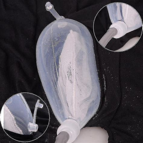 Reusable Male Urinal Bag Urine Bag Silicone Urine Funnel Pee Holder Collector With Catheter For