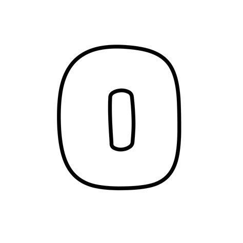 The Letter O In Bubble Letters