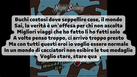 COSÌ NON VA lyrics Night Skinny ft Madame Rkomi bnkr44 GAIA