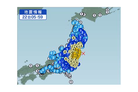 Powerful Earthquake Strikes Off Shore Of Fukushima Prefecture