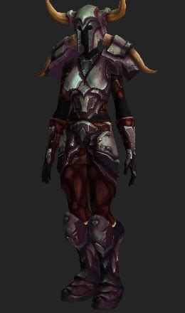 Shardback Battleplate Recolor Transmog Set World Of Warcraft