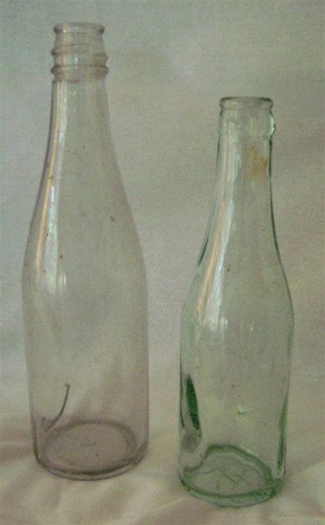 Antique Vintage Glass Soda Bottles