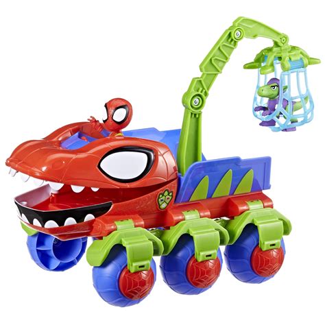 Spidey And His Amazing Friends Dino Webs Crawler Vehicle With Spider