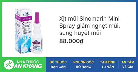 Cách Sử Dụng Và Hiệu Quả Của Thuốc Xịt Mũi Sinomarin Trong Việc Giảm