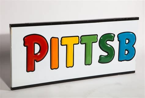 Vintage Pittsburgh Paints Multi Color Advertising Sign For Sale At 1stdibs