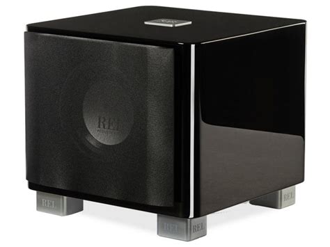 REL T/7x Piano Black, žemų dažnių garso kolonėlė