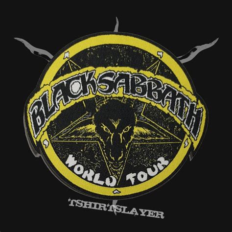 Black Sabbath - World Tour Pentagram | TShirtSlayer TShirt and BattleJacket Gallery