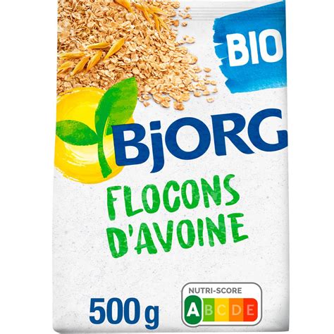 Bjorg Flocons D Avoine Compl Te Bio G Pas Cher Auchan Fr