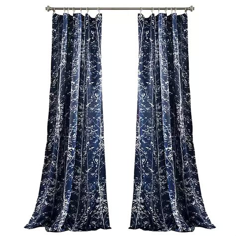 Navy Forest Curtain Panel Set 95 In Kirklands Home