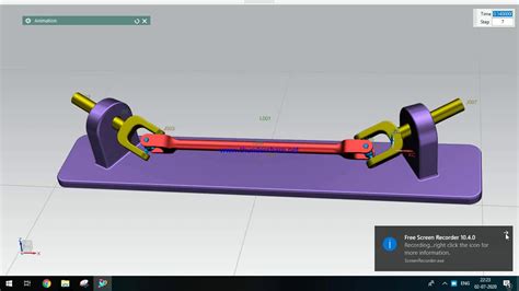 NX Motion Simulation Universal Joint YouTube