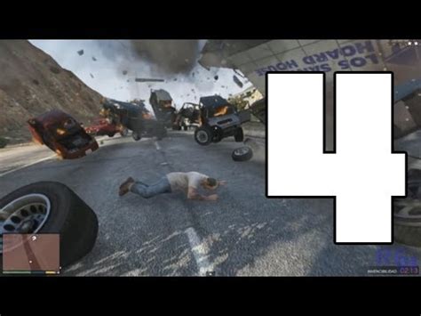 GTA V Atropellos a cámara lenta EPIC FAILS 4 YouTube