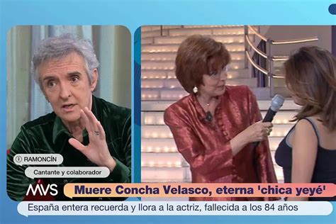 Ramoncín lamenta los problemas económicos de Concha Velasco No es