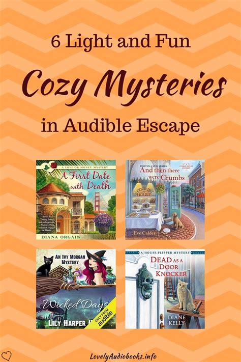 My 6 Favorite Cozy Mystery Audiobooks | Cozy mysteries, Mystery, Crime ...