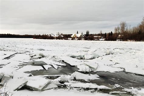 Officials Keeping Close Tabs On Nechako River After Ice Jam Causes Area