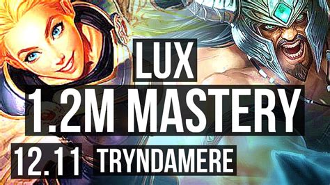 Lux Vs Trynda Mid 1 2m Mastery 3 2 10 Euw Master 12 11 Youtube